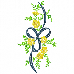 Flowers And Tree Embroidery Design 10 Flowers And Tree Embroidery Design 10